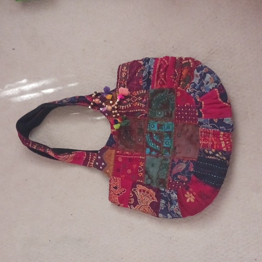 Multicolored Beach Bag